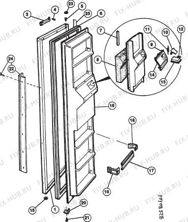 Взрыв-схема стиральной машины Frigidaire FPFE526VW - Схема узла Section 4